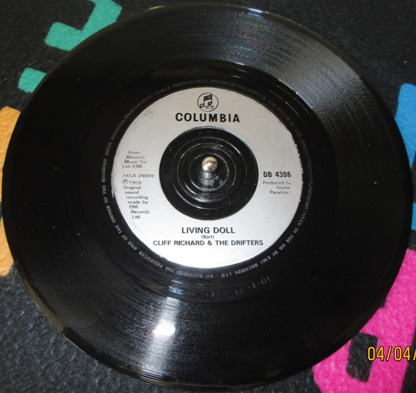 Cover Cliff Richard & The Drifters - Living Doll (7, RE) Schallplatten Ankauf