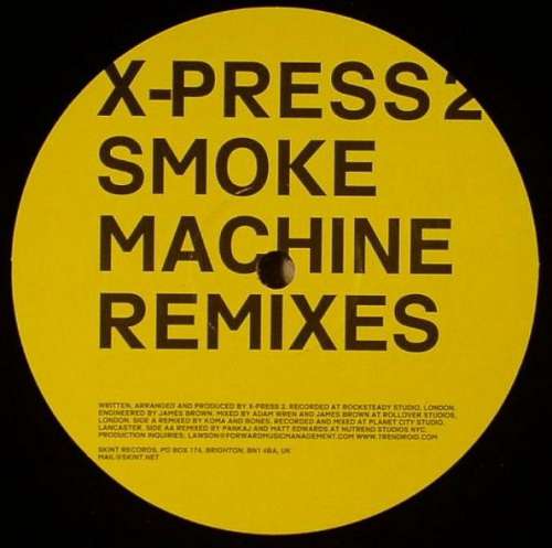 Cover X-Press 2 - Smoke Machine (The Remixes) (12) Schallplatten Ankauf