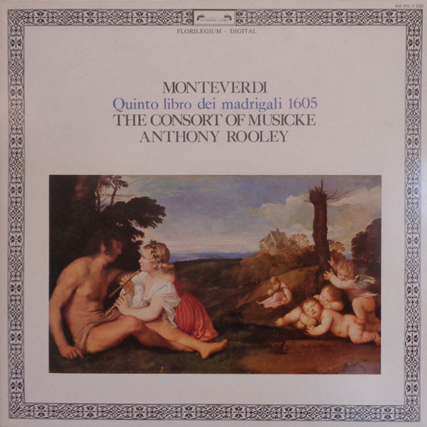 Cover Monteverdi* - The Consort Of Musicke, Anthony Rooley - Quinto Libro Dei Madrigali 1605 (LP) Schallplatten Ankauf