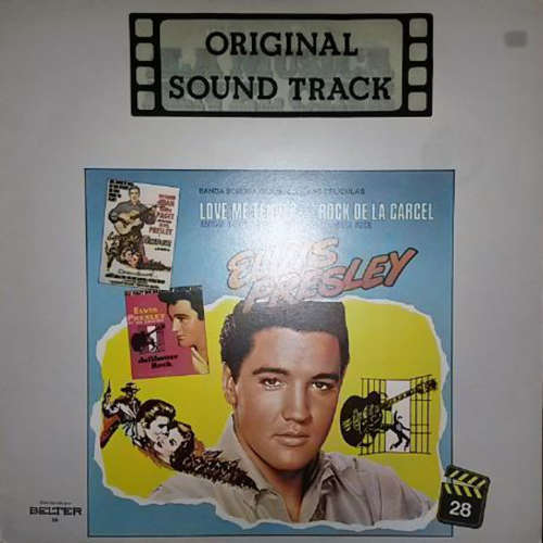 Cover Elvis Presley - Love Me Tender = Amame Tiernamente / Jailhouse Rock = Rock de la Carcel (LP, Comp) Schallplatten Ankauf