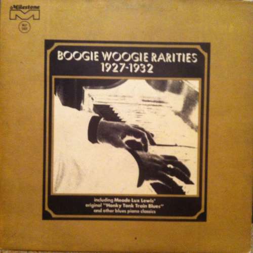 Cover Various - Boogie Woogie Rarities 1927 - 1932 (LP, Comp) Schallplatten Ankauf