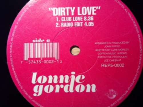 Cover Lonnie Gordon - Dirty Love (12) Schallplatten Ankauf