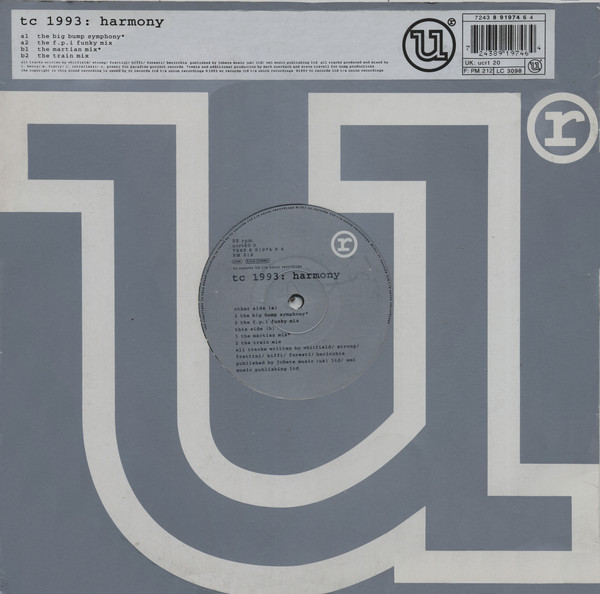 Cover TC 1993 - Harmony (12) Schallplatten Ankauf