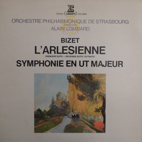 Cover Bizet*, Orchestre Philharmonique De Strasbourg, Alain Lombard - L'Arlésienne - Symphonie En Ut Majeur (LP) Schallplatten Ankauf