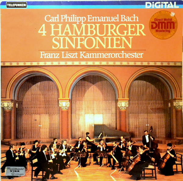 Cover Carl Philipp Emanuel Bach - János Rolla, Franz Liszt Kammerorchester* - 4 Hamburger Sinfonien (LP) Schallplatten Ankauf