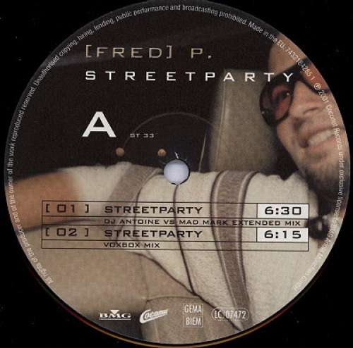 Cover [Fred] P.* - Streetparty (12) Schallplatten Ankauf