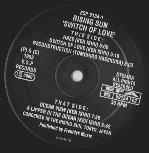 Cover Rising Sun - Switch Of Love (12) Schallplatten Ankauf