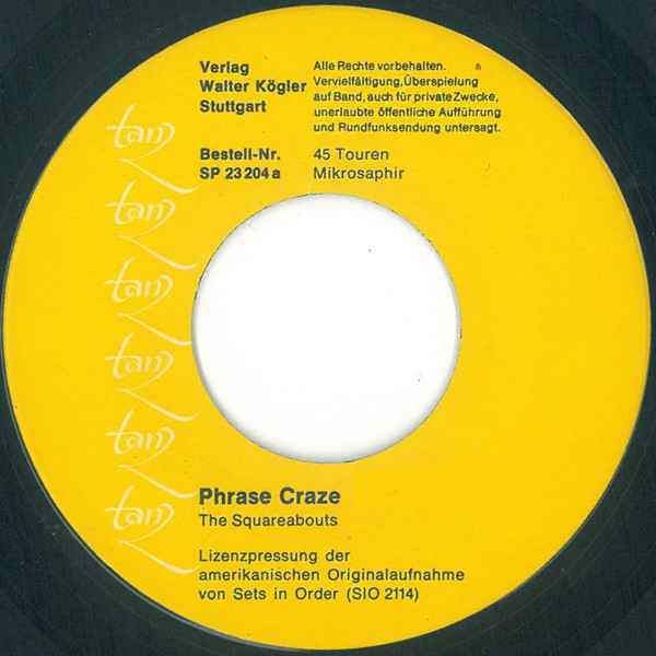 Cover The Squareabouts - Phrase Craze (7, Single) Schallplatten Ankauf