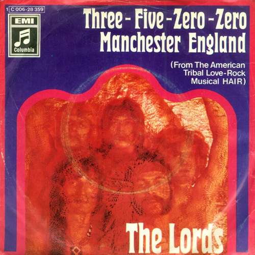 Cover The Lords - Three-Five-Zero-Zero / Manchester England (7, Single) Schallplatten Ankauf