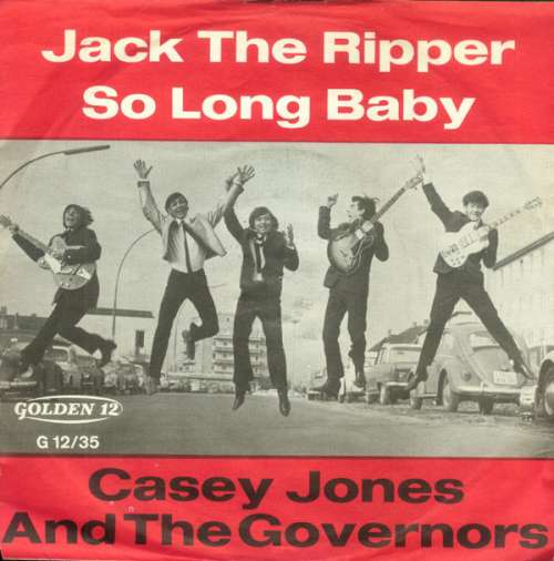 Cover Casey Jones And The Governors* - Jack The Ripper / So Long Baby (7, Single, Mono) Schallplatten Ankauf