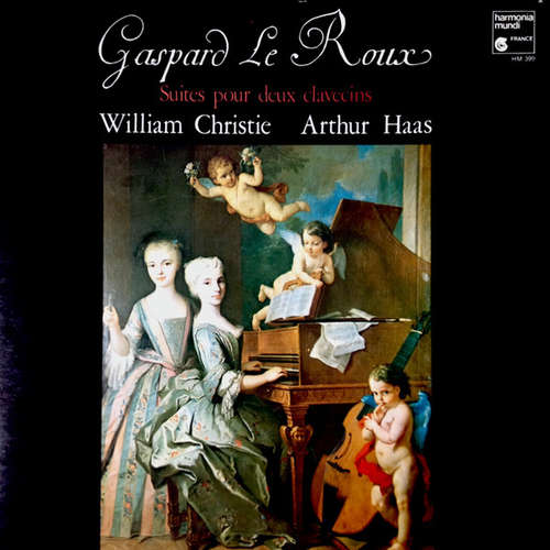 Cover William Christie & Arthur Haas / Gaspard Le Roux - Suites Pour Deux Clavecins (LP, RE) Schallplatten Ankauf