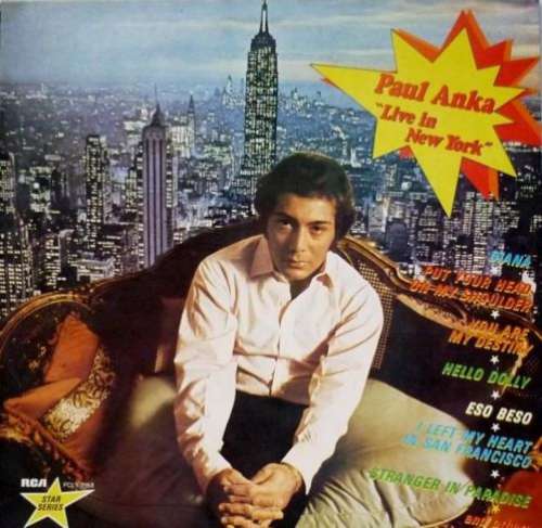 Cover Paul Anka - Live In New York (LP, RE) Schallplatten Ankauf