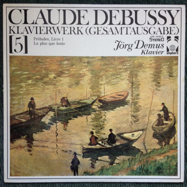 Cover Claude Debussy, Jörg Demus - Klavierwerk (Gesamtausgabe) 5 (LP) Schallplatten Ankauf