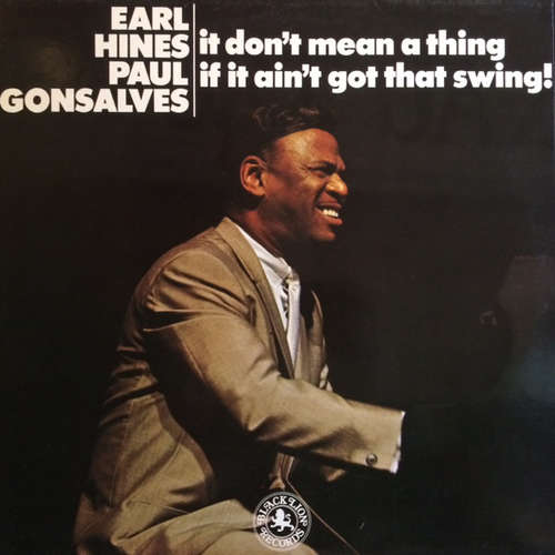 Cover Earl Hines & Paul Gonsalves - It Don't Mean A Thing If It Ain't Got That Swing! (LP) Schallplatten Ankauf