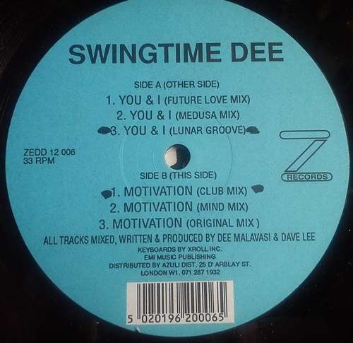 Cover Swingtime Dee - You & I / Motivation (12) Schallplatten Ankauf