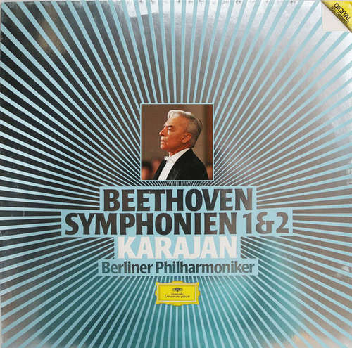 Cover Beethoven*, Karajan*, Berliner Philharmoniker - Symphonien 1 & 2 (LP) Schallplatten Ankauf
