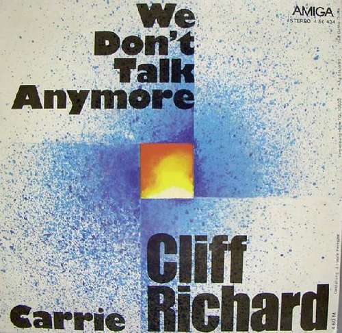 Cover Cliff Richard - We Don't Talk Anymore / Carrie (7, Single) Schallplatten Ankauf