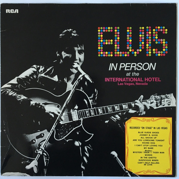 Cover Elvis Presley - Elvis In Person At The International Hotel (LP, Album, RE) Schallplatten Ankauf