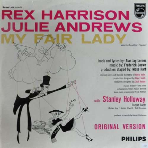 Cover Rex Harrison, Julie Andrews With Stanley Holloway Book And Lyrics By Alan Jay Lerner* Music By Frederick Loewe - My Fair Lady (LP, Album) Schallplatten Ankauf
