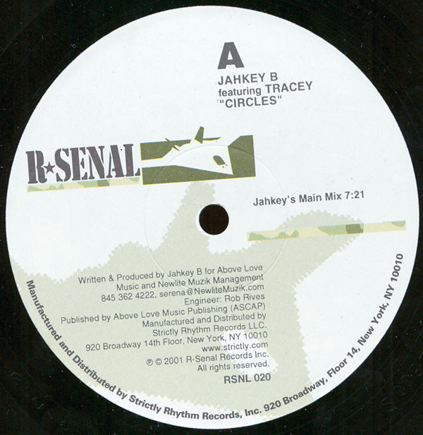 Cover Jahkey B Featuring Tracey (2) - Circles (12) Schallplatten Ankauf