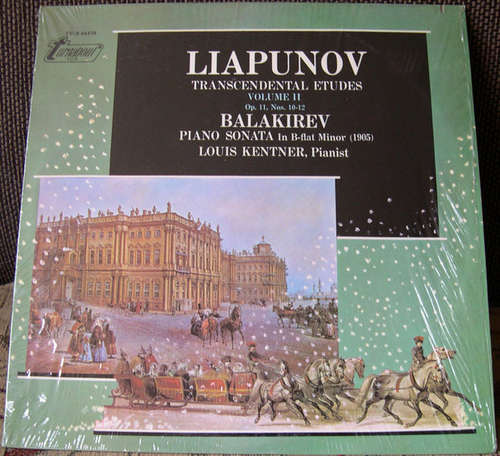 Cover Liapunov* / Balakirev* - Louis Kentner - Transcendental Etudes, Volume II (Op. 11, Nos. 10-12) / Piano Sonata In B-flat Minor (LP) Schallplatten Ankauf