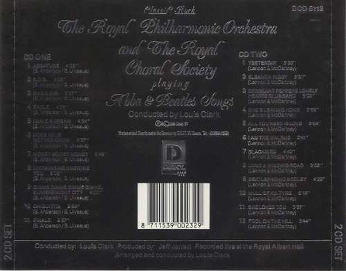 Cover The Royal Philharmonic Orchestra And The Royal Choral Society Conducted By Louis Clark - Abba & Beatles Songs (2xCD, Album) Schallplatten Ankauf