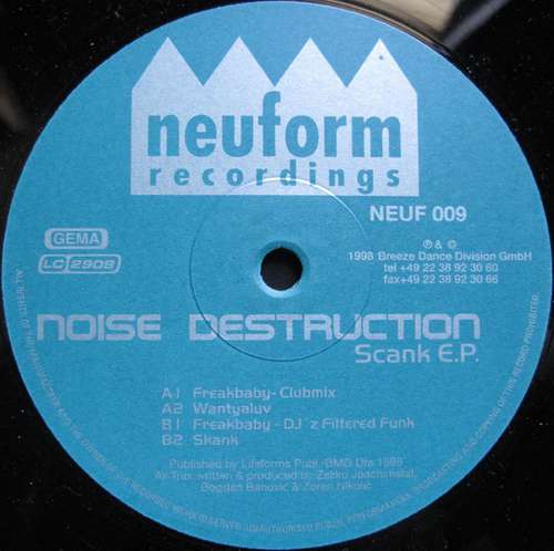 Cover Noise Destruction - Scank E.P. (12, EP) Schallplatten Ankauf