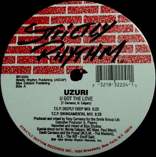 Cover Uzuri - U Got The Love / Shake (12) Schallplatten Ankauf