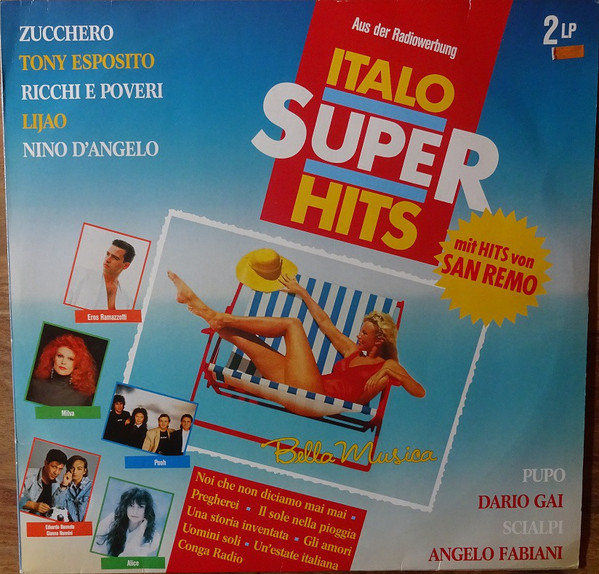 Cover Various - Italo Super Hits (2xLP, Comp) Schallplatten Ankauf