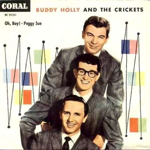 Cover Buddy Holly And The Crickets (2) - Oh Boy! / Peggy Sue (7, Single, Mono) Schallplatten Ankauf