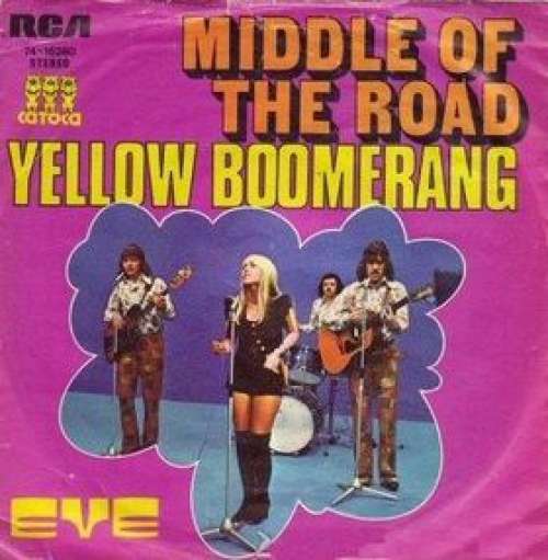 Cover Middle Of The Road - Yellow Boomerang (7) Schallplatten Ankauf