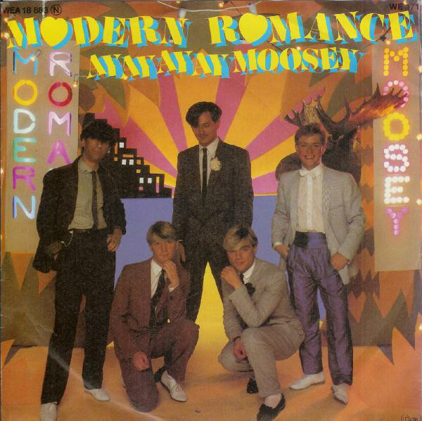 Cover Modern Romance - Ay Ay Ay Ay Moosey (7, Single) Schallplatten Ankauf