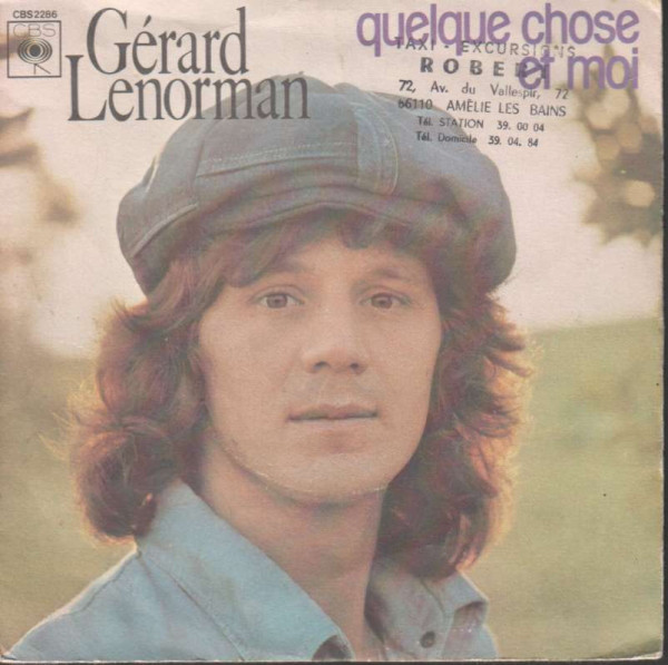 Cover Gérard Lenorman - Quelque Chose Et Moi (7, Single) Schallplatten Ankauf