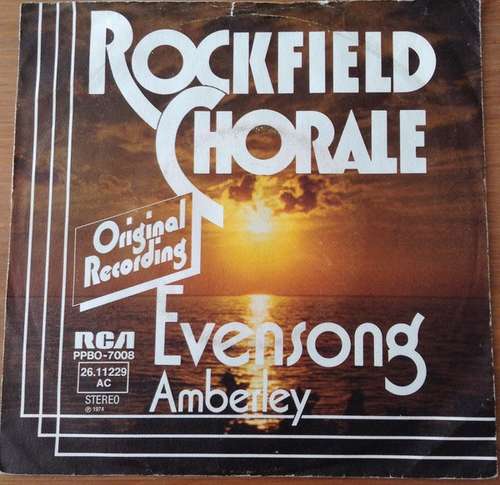 Cover Rockfield Chorale* - Evensong (7, Single) Schallplatten Ankauf