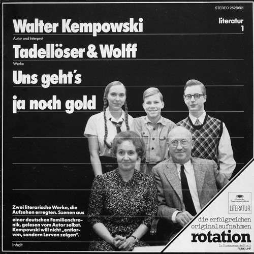 Bild Walter Kempowski - Tadellöser & Wolff / Uns Geht's Ja Noch Gold (LP, RE) Schallplatten Ankauf