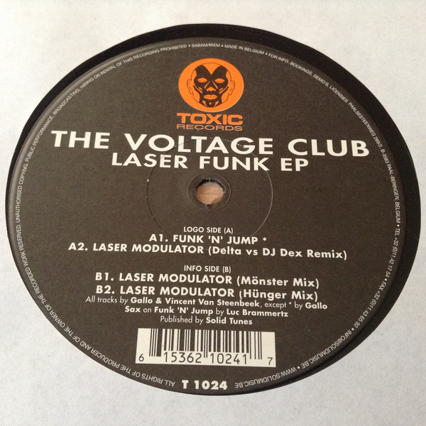 Cover The Voltage Club - Laser Funk EP (12, EP) Schallplatten Ankauf