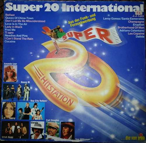 Cover Various - Hitstation Super 20 International (LP, Comp) Schallplatten Ankauf
