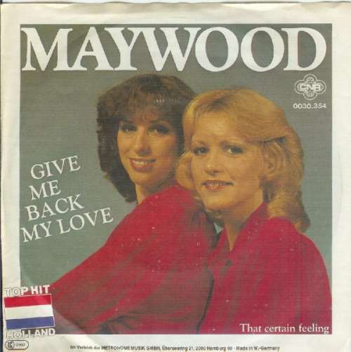 Cover Maywood - Give Me Back My Love (7, Single) Schallplatten Ankauf
