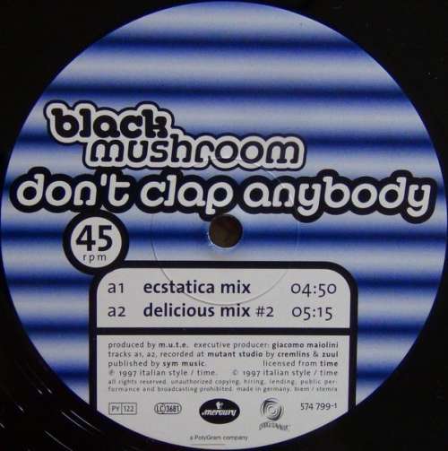 Bild Black Mushroom - Don't Clap Anybody (12) Schallplatten Ankauf