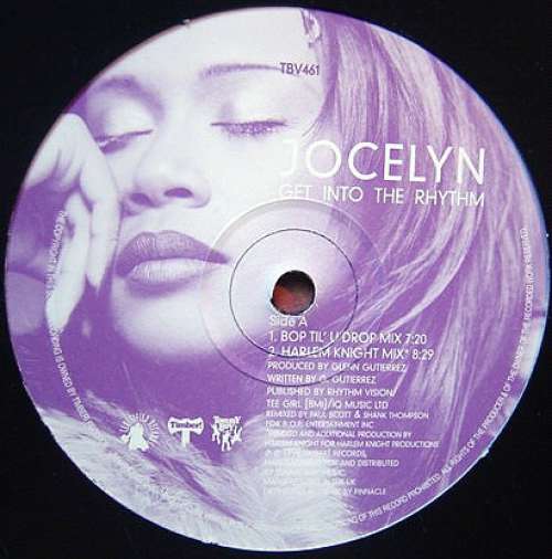 Cover Jocelyn* - Get Into The Rhythm (12) Schallplatten Ankauf