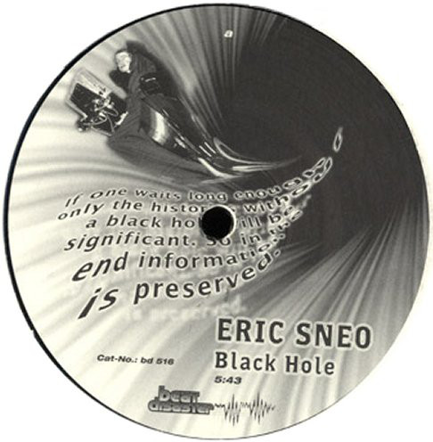 Cover Eric Sneo - Black Hole (12, EP) Schallplatten Ankauf