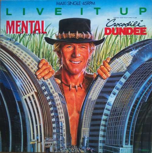 Cover Mental As Anything - Live It Up (12, Maxi, RE) Schallplatten Ankauf