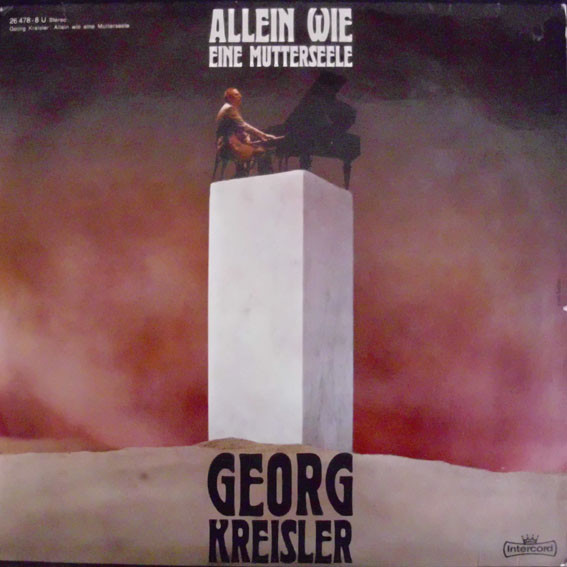 Cover Georg Kreisler - Allein Wie Eine Mutterseele (LP, Album) Schallplatten Ankauf