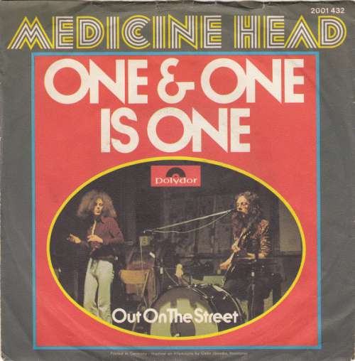 Cover Medicine Head (2) - One & One Is One (7, Single) Schallplatten Ankauf