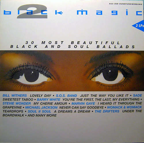 Cover Various - Black Magic 2 - 30 Most Beautiful Black And Soul Ballads (2xLP, Comp) Schallplatten Ankauf
