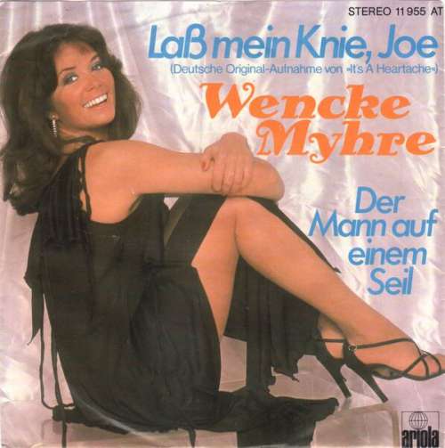 Cover Wencke Myhre - Laß Mein Knie, Joe (7, Single) Schallplatten Ankauf