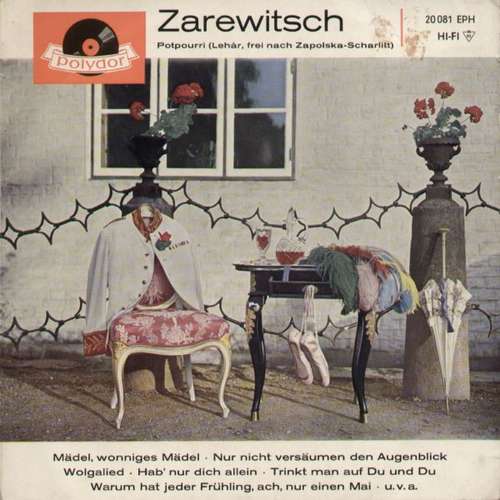 Cover Anny Schlemm - Franz Fehringer - Zarewitsch (Franz Lehár) (Frei Nach Zapolska - Scharlitt) (7, EP, Mono, RE) Schallplatten Ankauf