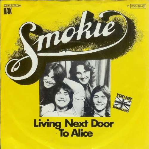 Cover Smokie - Living Next Door To Alice (7, Single, EMI) Schallplatten Ankauf