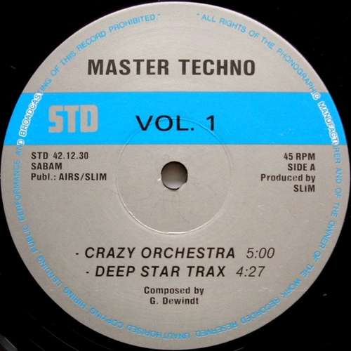 Cover Master Techno - Vol. 1 (12) Schallplatten Ankauf