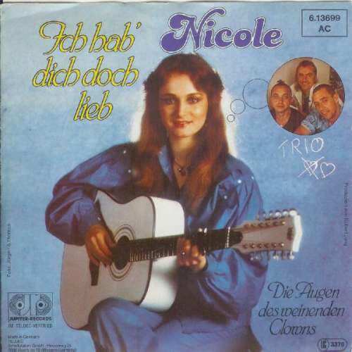 Cover Nicole (2), Trio - Ich Hab' Dich Doch Lieb (7, Single) Schallplatten Ankauf